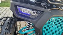 Dětská elektro čtyřkolka ATV MiniRocket Hunter II 1500W 60V diferenciál 8 kola modrá (9)
