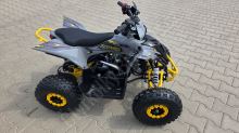 Dětská čtyřtaktní čtyřkolka ATV MiniRaptor 110ccm, 4T, hydraulická brzda, 1+1, šedá (4)