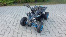 Dětská elektro čtyřkolka MiniRocket ATV MiniRaptor 1000W 36V, hydraulicke brzdy, modrá (8)