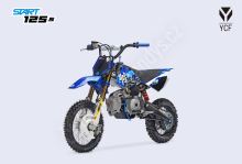 PITBIKE YCF START F125 LIMITED 14/12 řazení se spojkou, sedlo 86,5cm