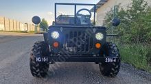 Mini Jeep Willys 150ccm model 2026, děti a dospělé, 3 rychlosti vpřed + zpátečka (2)