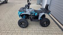 Dětská čtyřtaktní čtyřkolka ATV MiniRocket Troodon Deluxe 125ccm, 3+1, 8 kola, šedo-modrá (5)