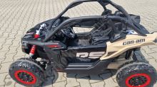 Dětská elektrická buggy Can-am Maverick X RS TURBO RR LCD+4x200w 2x24V EVA- černá (16)