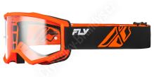 Brýle FOCUS, FLY RACING - USA dětské (černá/oranžová)