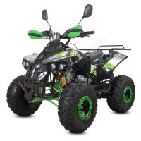 Dětská čtyřtaktní čtyřkolka ATV Warrior125ccm, 1 rych. poloautomat, 8 kola, zelená