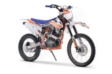 Pitbike MiniRocket Hurricane 250ccm 19/16 oranžová, sedlo 87cm (2)