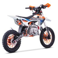 Pitbike MiniRocket DK125 14/12 el startér, automat, sedlo 70cm oranžový (6)