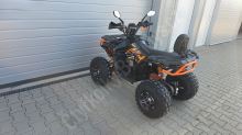 Dětská čtyřtaktní čtyřkolka  MiniRocket Troodon Deluxe 125ccm, 3+1, 8 kola, černo-oranzova (4)