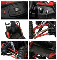 Dětská Bugina akumulátorová  ECO MiniUTV Renegade 1200W 48V červená (4)