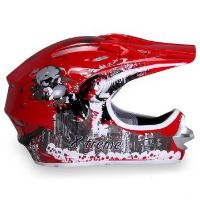 Dětská cross helma Xtreme- Červená M (2)