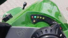 Zahradní traktor s přívěsem 125 ccm - zelený (3)