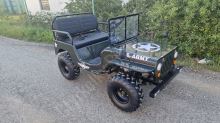 Mini Jeep Willys 150ccm model 2026, děti a dospělé, 3 rychlosti vpřed + zpátečka (1)