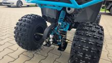 Dětská čtyřtaktní čtyřkolka ATV MiniRocket Troodon Deluxe 125ccm, 3+1, 8 kola, šedo-modrá (10)