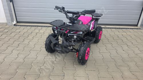 Dětská elektro čtyřkolka MiniRocket MiniHunter 1000W 36V růžová