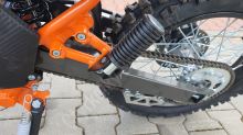 Pitbike MiniRocket Mikilon Defender 150RR kola 19/16 sedlo 86,5cm, oranžová (17)