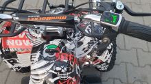 Dětská elektro čtyřkolka ATV Torino 1200W 48V graffiti černá (10)