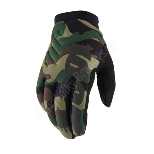 Rukavice BRISKER, 100% - USA (camo/černá)velikost M