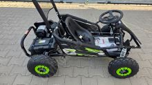 Dětská Bugina akumulátorová MiniRocket MudMonster 1000W, 48V, zelená