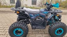 Dětská čtyřtaktní čtyřkolka ATV Hunter II 125ccm, 3 rych. poloautomat 8 kola, modrá (19)