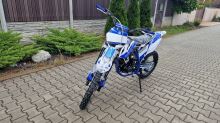 Pitbike MiniRocket Hurricane 250ccm 19/16 modrá, sedlo 87cm (3)