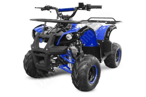 Dětská čtyřtaktní čtyřkolka ATV Toronto 125ccm, 1 rych.poloautomat, 7 kola, modrá (2)