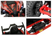 Dětská Bugina akumulátorová  ECO MiniUTV Renegade 1200W 48V červená (5)