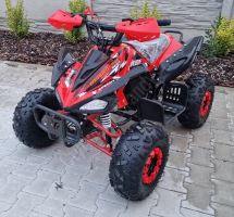 Dětská čtyřtaktní čtyřkolka ATV Speedy 125ccm, 1 rych. poloautomat, 7 kola, červená